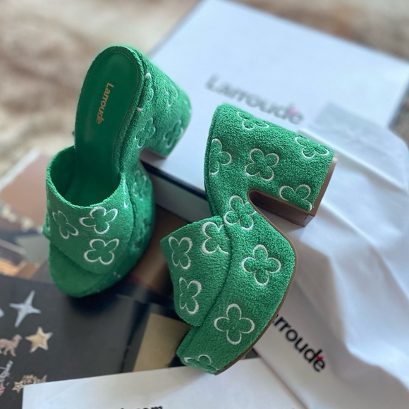 Larroudé Margot Wedge Heels - Picture 2 of 14